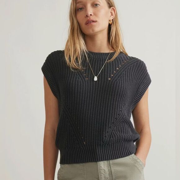 Marine Layer Sweaters - Marina Layer Romana Sweater Vest XL